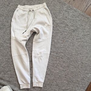Nike Cream beige off white Joggers sweatpants sz men’s XS